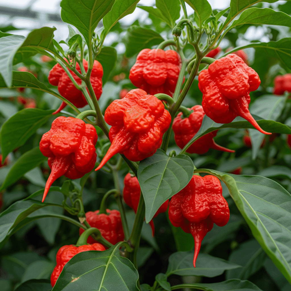 A Carolina Reaper é uma pimenta que redefine o conceito de "ardido". Desenvolvida nos Estados Unidos, é mundialmente famosa por sua potência avassaladora.